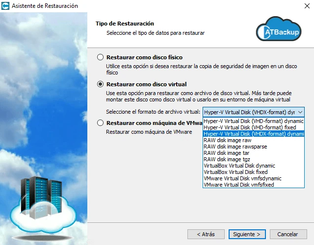 CATBackup restore