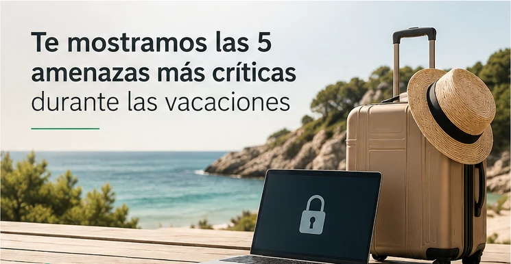 Te mostramos las 5 amenazas más críticas durante las vacaciones: