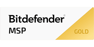 Distintiu oficial Bitdefender MSP Gold Partner